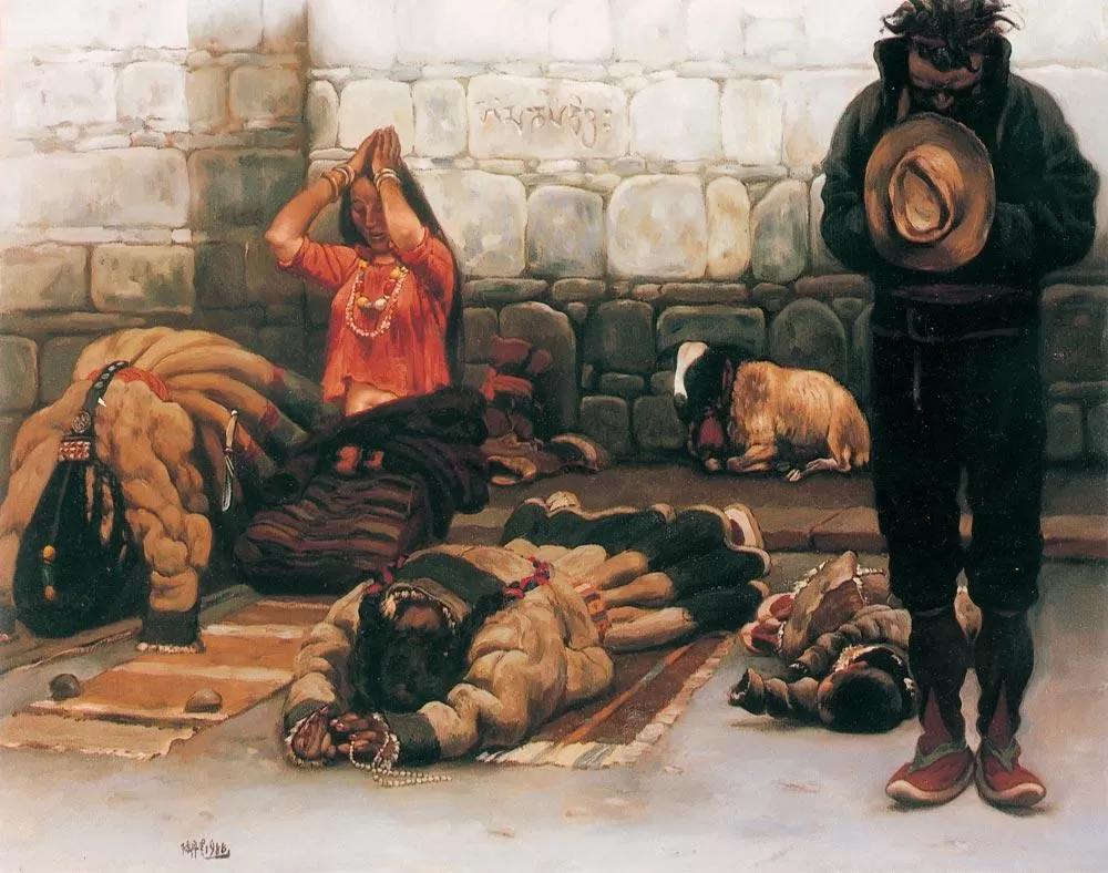 陳丹青 1988年作 朝聖者