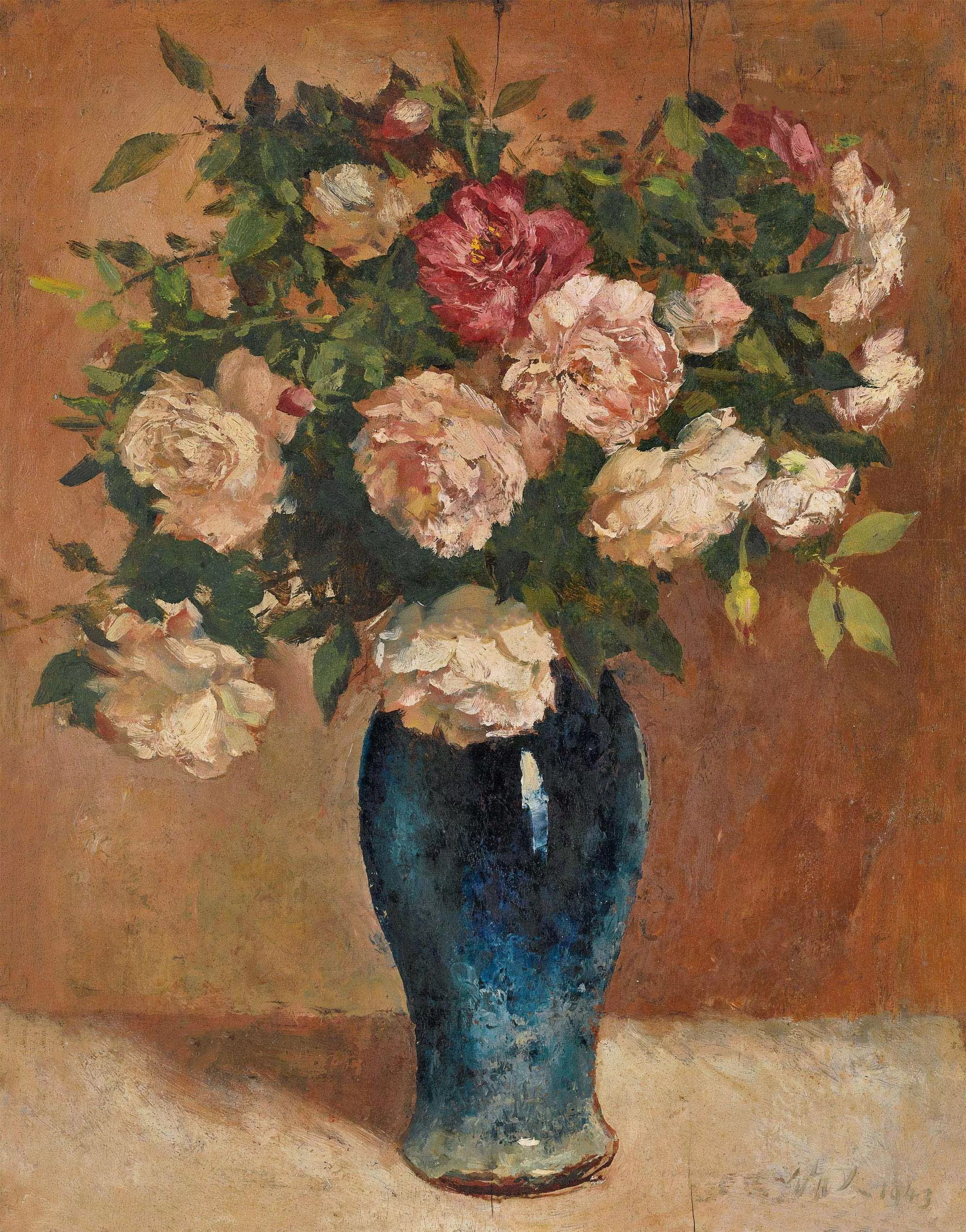 吳作人 1943年作 芍藥