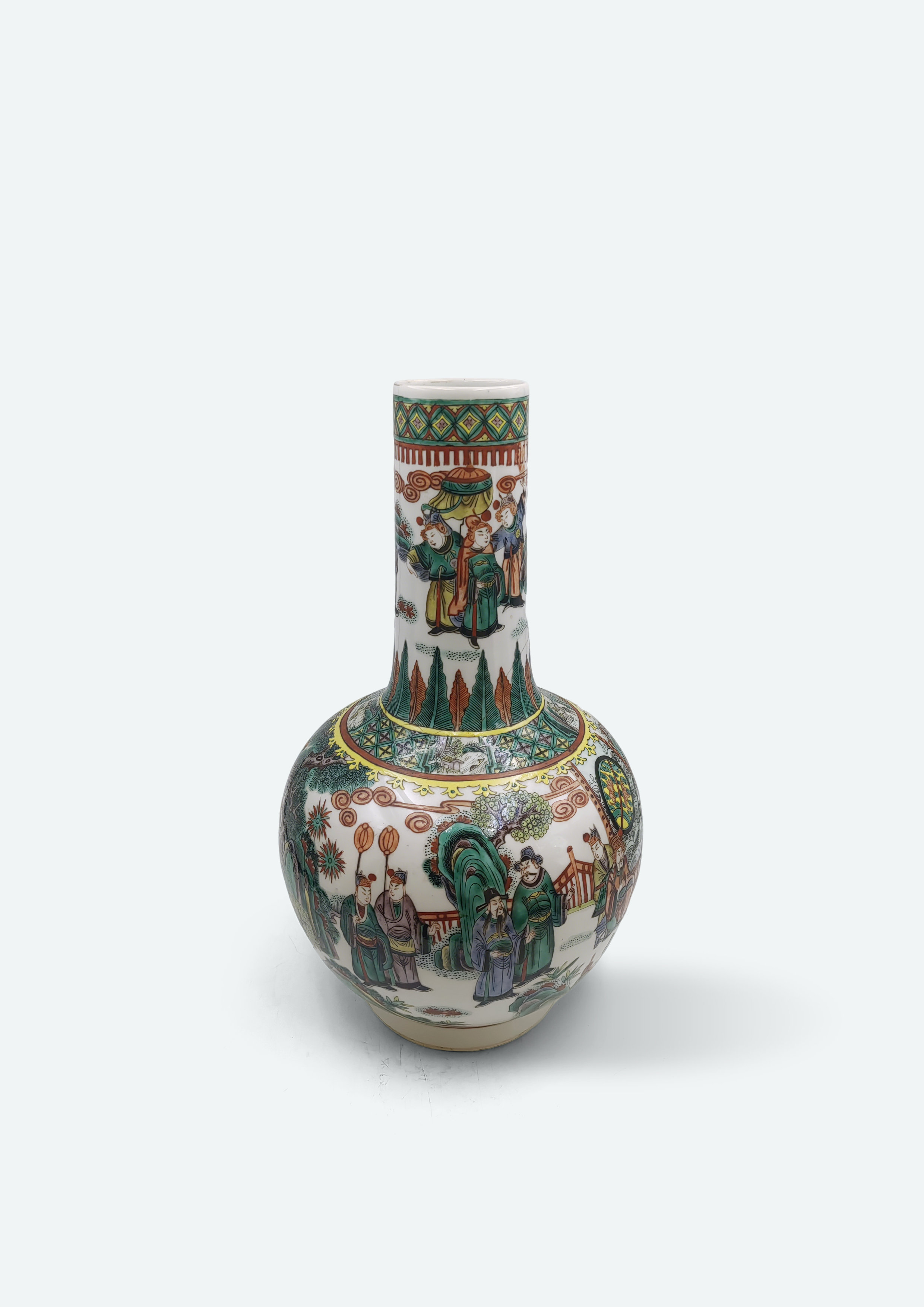 元 青花人物梅瓶